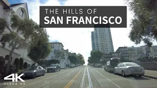 THE HILLS OF SAN FRANCISCO CALIFORNIA | DRIVING | 4K 🎧