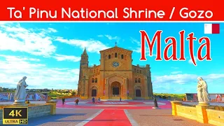 Ta' Pinu National Shrine, Gozo Island, Malta🇲🇹 [4K] #travelarc