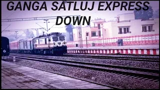 Ganga satluj express down rainy season beautiful view || 13008 ganga satluj express  #trendingvideo