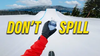 Don't Spill The Water Snowboard Challenge