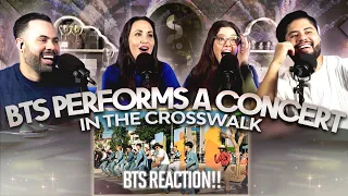 "BTS Performs A Concert In The Crosswalk"  Reaction - Could they be any funnier 😂 -  | Couples React