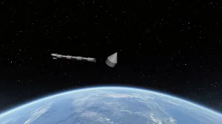 ICBM-Style Stunt Plane Orbital Insertion - Kerbal Space Program