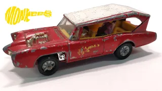 Monkeemobile restoration Corgi No. 277 Toy model cast.