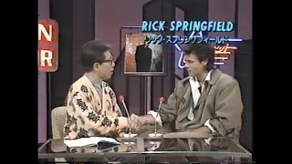 19 Rick Springfield on a TV program in Japan