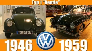 Volkswagen Typ 1 "Beetle" Evolution From 1946-1959