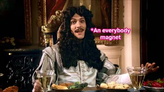 King Charles II from Horrible Histories being a fruity bisexual for 50 seconds