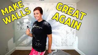 Building An ACCENT WALL When Something AMAZING Happened