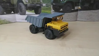 Обзор модели Белаз 7522, масштаб 1:43, "Наш автопром"