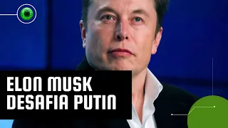 Elon Musk desafia Putin e propõe a Ucrânia como "prêmio"