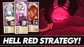 Complete Hell *RED* Demon Guide! Team Comps & Strategy! *3 Turn Clears* (7DS Guide) 7DS Grand Cross