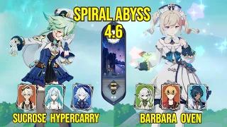 C6 Sucrose Hypercarry & C6 Barbara Oven | Spiral Abyss Version 4.6