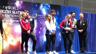 ICE DANCE Small Medal Ceremony WorldFigure2019