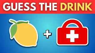 Guess The DRINK By Emoji? Emoji Quiz 🍸🧋| Quizmaster