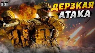 Дерзкая атака ВСУ под Бахмутом попала на видео. Кадры реального боя