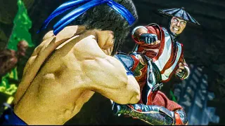 Liu Kang vs Raiden Timelines Flashback Fight Scene (4K)