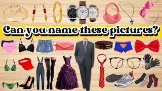 Clothing Items / Clothes and Accessories in English / Dress & Cloth Vocabulary / English Vocabulary…