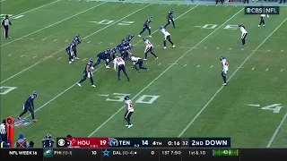 WILD last 2 minutes of TEXANS TITANS