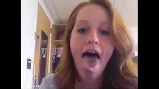 Girl With a Weird Tongue!!!  Bizarre!!