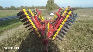 Demógép Görgetegen - Helti Atlas RS agyagos homok és fél méteres kukorica