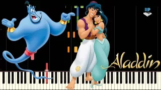 Disney's Aladdin  - Prince Ali - Synthesia Piano Tutorial