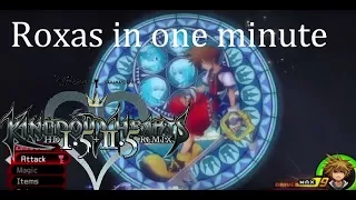 How to defeat data Roxas in 1 minute [Critical mode]