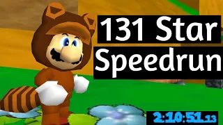 Super Mario 64 Land 131 Star Speedrun [2:10:51]