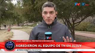 JUJUY I ASÍ AGREDIERON AL EQUIPO DE TN