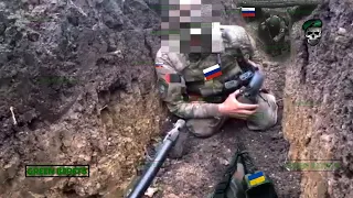 Terrifying! Ukrainian army intercept and kill Russian soldiers in Bakhmut trench today