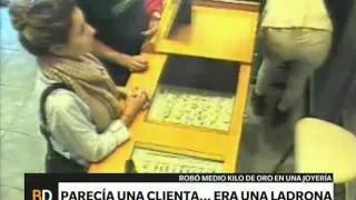 Increíble robo en una joyería - Telefe Noticias