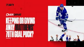 What would you do if you caught Matthews 70th goal puck? | OverDrive - Hour 2 - 04/05/2024