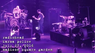 Radiohead: Karma Police [4K] 2016-07-27 - Madison Square Garden; New York, NY