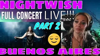 Nightwish DECADES LIVE BUENOS AIRES full concert | Just Jen Reacts to Nightwish LIVE!!!!