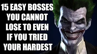 15 Easy Video Game Bosses You Cannot Lose To Even If You Tried Your Hardest