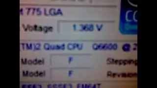 Cpu Overclock Intel core 2 quad q6600 2.40 Ghz  o.C. 3.55 Ghz