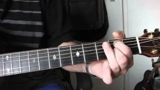 Play 'Speed Of Sound' by Chris Bell. Guitar chords part 1.