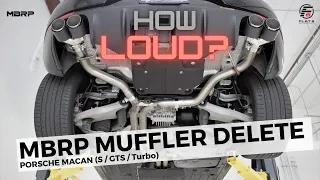 Macan Muffler Delete: MBRP Exhaust (Install & Sounds)