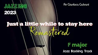 Jazz Backing Track JUST A LITTLE WHILE TO STAY HERE (F) REMASTERED Traditional Dixieland New Orleans