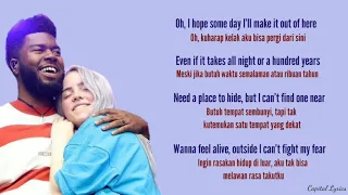 Lovely - Billie Eilish feat. Khalid ( Lyrics Video dan Terjemahan )