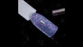 Reflective Glitter Gel Polish With Cat Eye Effect | CANNI Sparkle Diamond Cat Eye Gel