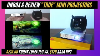 Unbox & Review: Kodak Luma 150 Wireless Portable Projector | Kodak Luma 150 vs. AAXA HP2 Projector