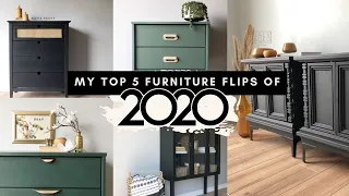 My Top 5 Furniture Makeovers of 2020