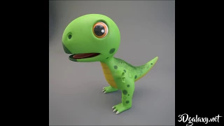 Cartoon Dinosaur 3D model