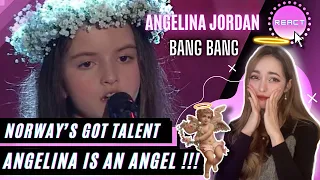 FIRST TIME REACTING to ANGELINA JORDAN at Norway's Got Talent - BANG BANG