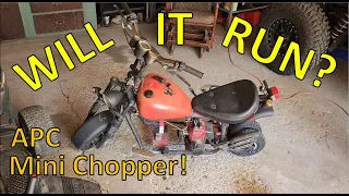 Will it Run?? - APC Mini Chopper! - Part I