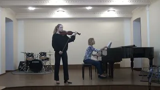 Лупина Ніка  М. Скорик «Іспанський танець» з сюїти «Камінний господар», транскрипція для скрипки