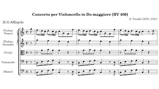 Vivaldi ~ Cello Concerto in C major, RV 400
