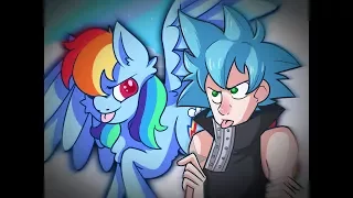 Rainbow Dash vs Black☆Star - Epic Cartoon Made Rap Battle Season 3