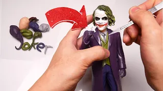 I made the Joker from The Dark Knight out of clay！Tribute to Heath Ledger！【Clay producer Leo】