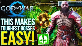 God of War Ragnarok - Poison Build Makes Toughest End Game Bosses Easy (Gow Ragnarok Best Build)