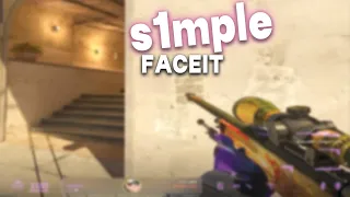 s1mple WITH RANDOMS - PLAYS FACEIT🔥(MIRAGE)